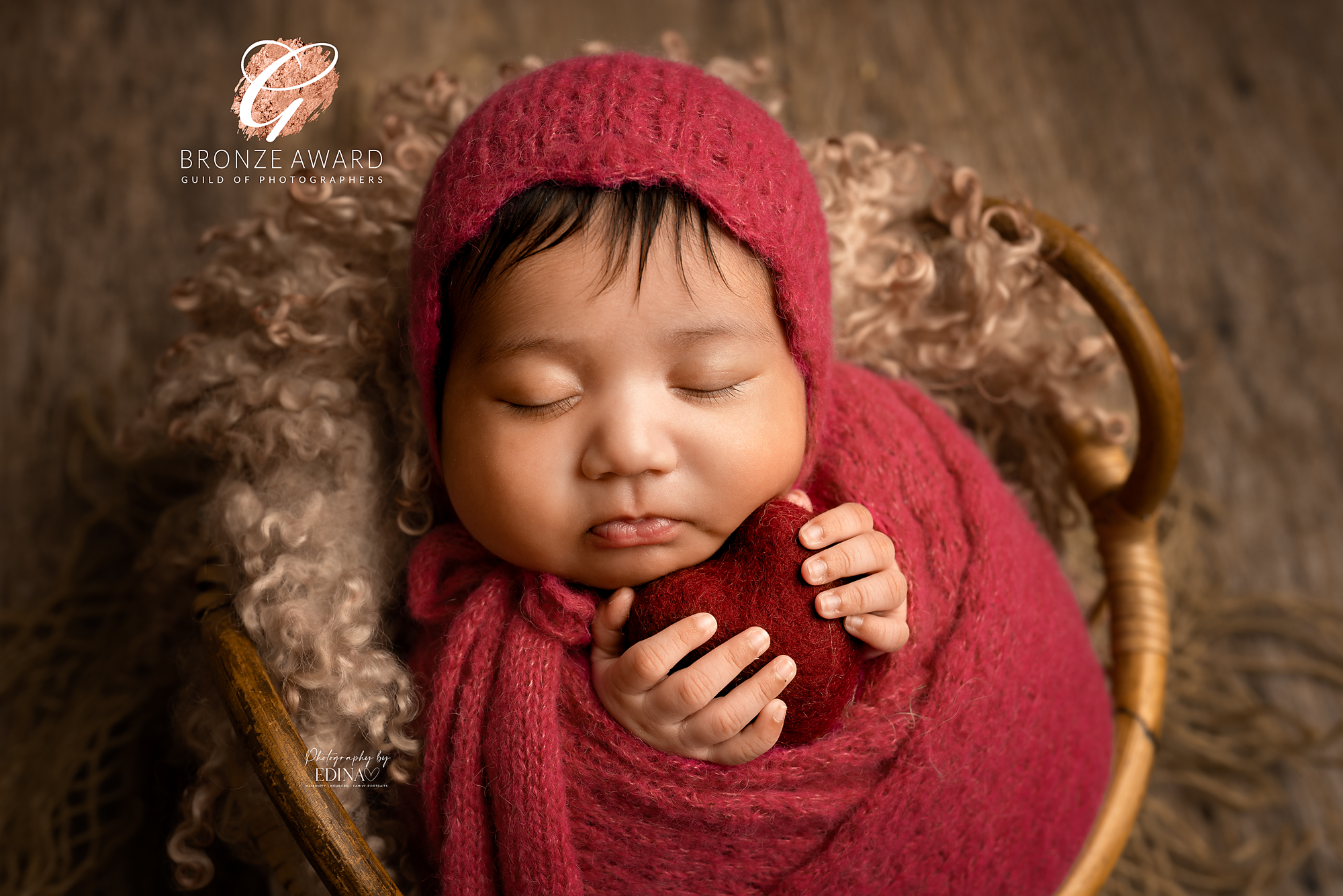 award winning newborn image by Photography by Edina